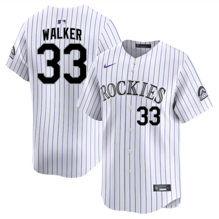 Larry Walker Colorado Rockies Jersey,Uniforms,Gears Stitched-White